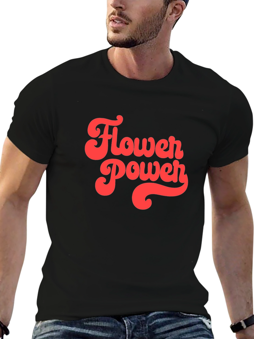Flower Power Retro T-Shirt