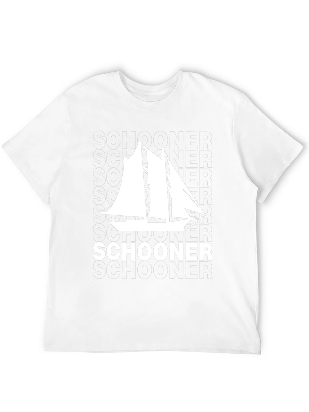 Schooner Sailboat Graphic Tee - Nautical T-Shirt