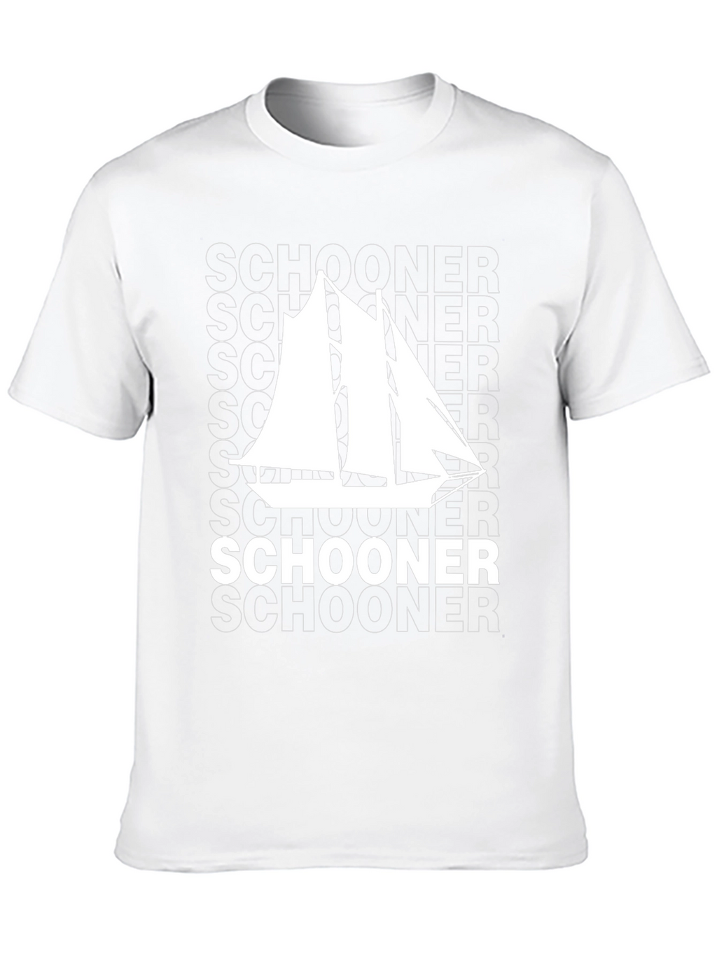 Schooner Sailboat Graphic Tee - Nautical T-Shirt