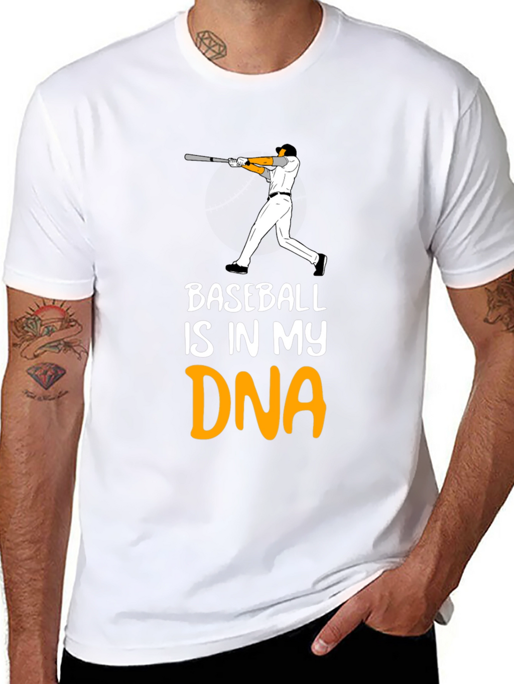 Baseball DNA T-Shirt - Sport Fan Apparel