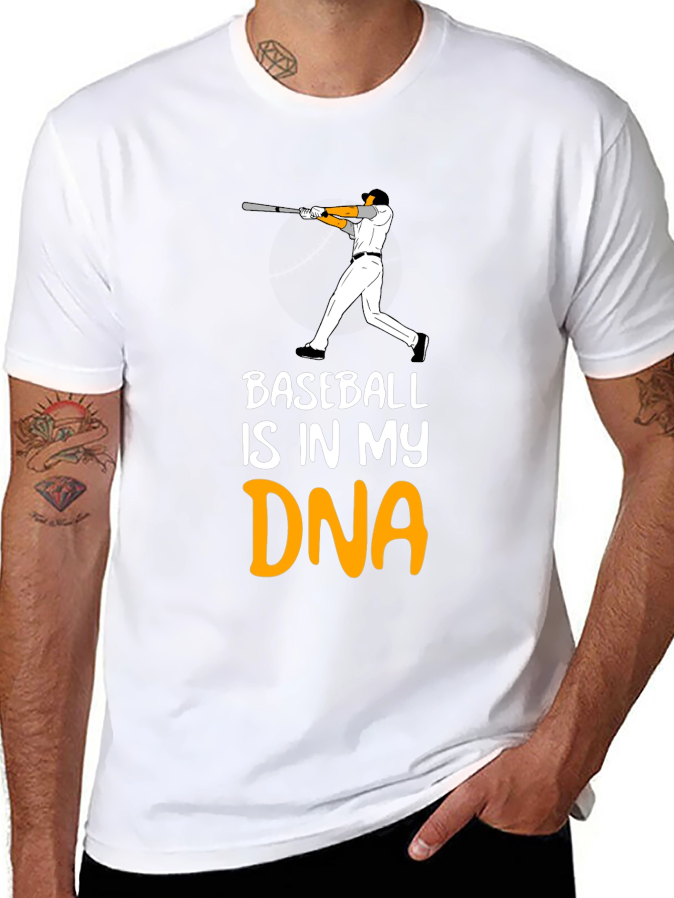 Baseball DNA T-Shirt - Sport Fan Apparel