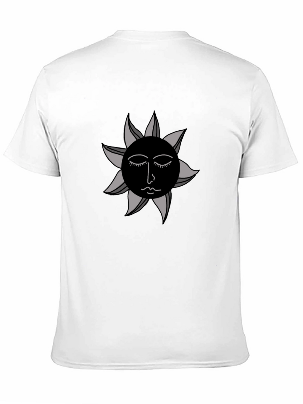 Black Sun Graphic Tee - Modern Unisex Style