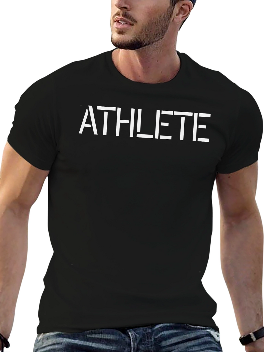 Athlete Graphic Tee - Stylish Fitness Shirt