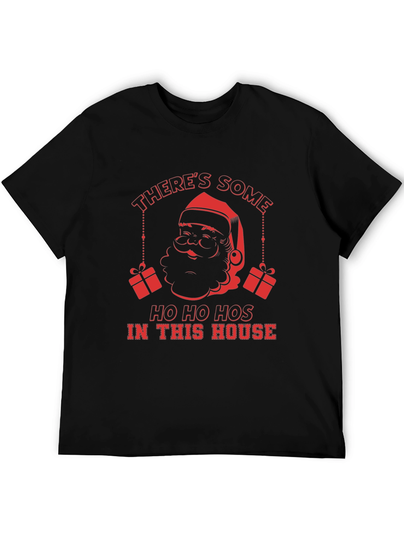 Humorous Santa Ho Ho Hos Graphic T-Shirt