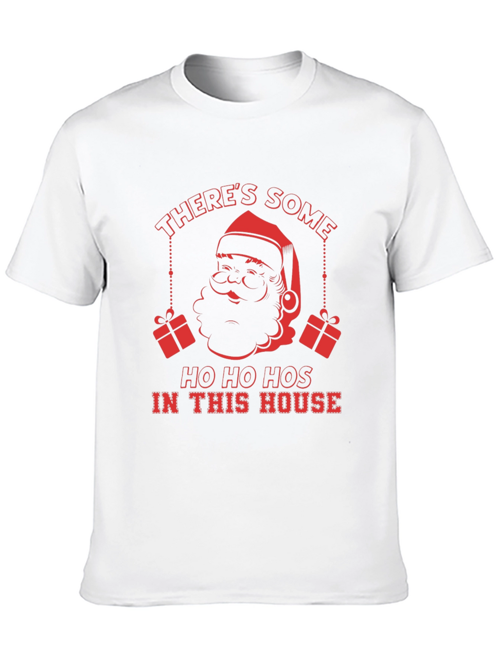 Humorous Santa Ho Ho Hos Graphic T-Shirt