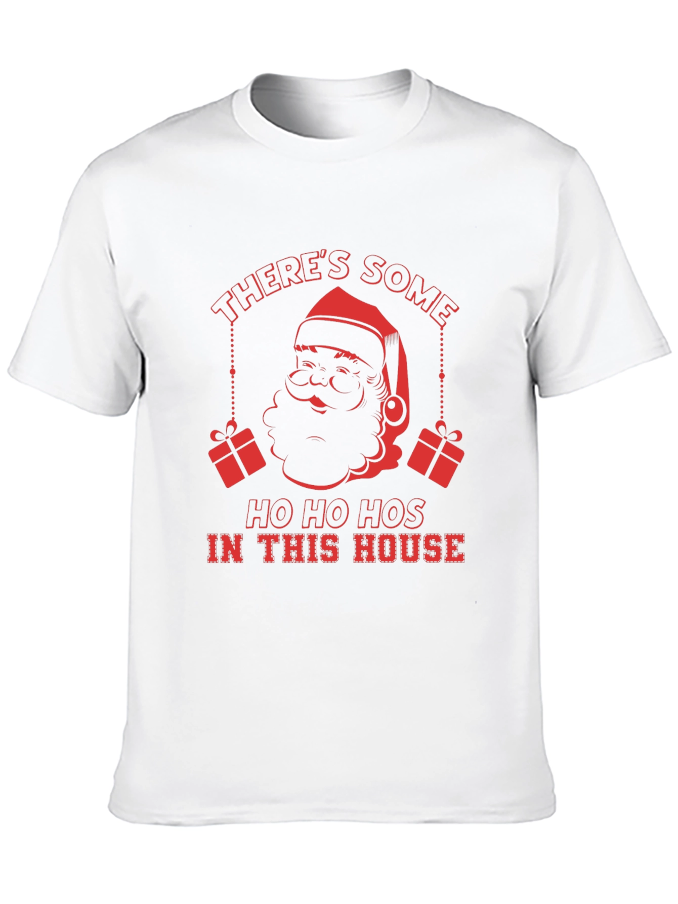 Humorous Santa Ho Ho Hos Graphic T-Shirt