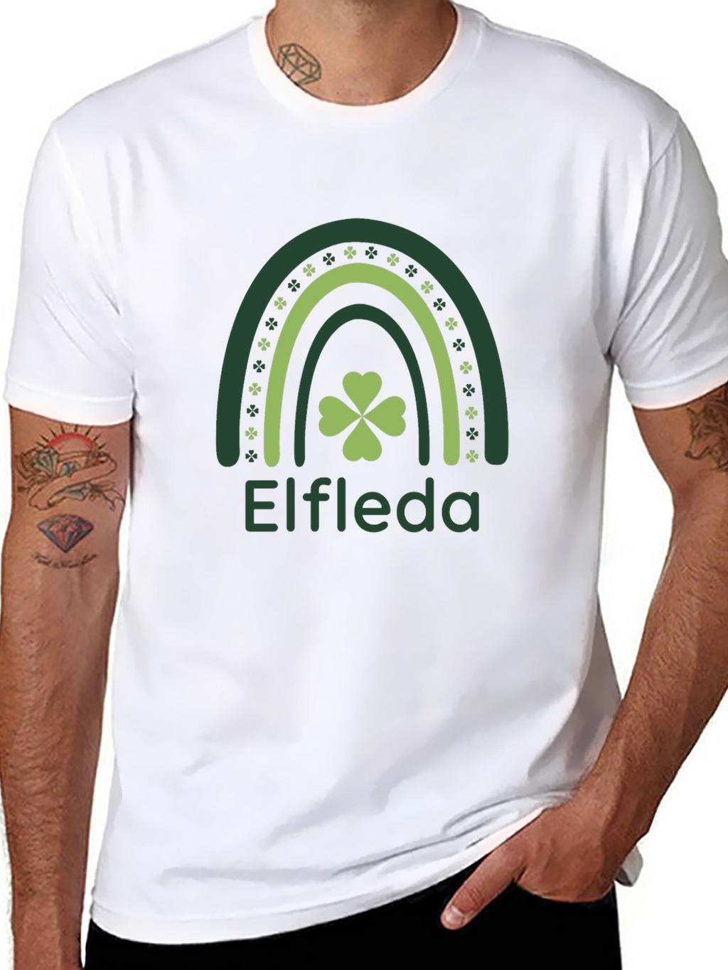 Elfreda St. Patricks Day Rainbow T-Shirt