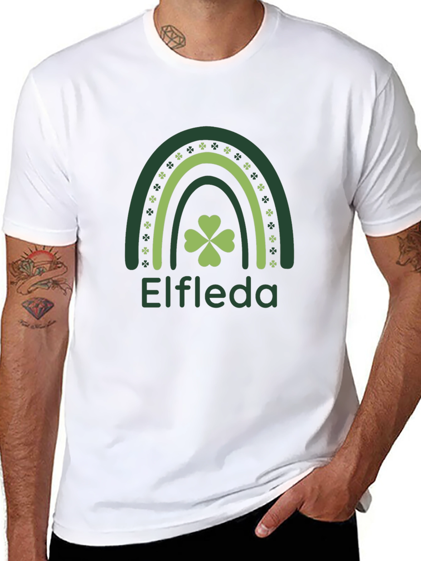Elfreda St. Patricks Day Rainbow T-Shirt