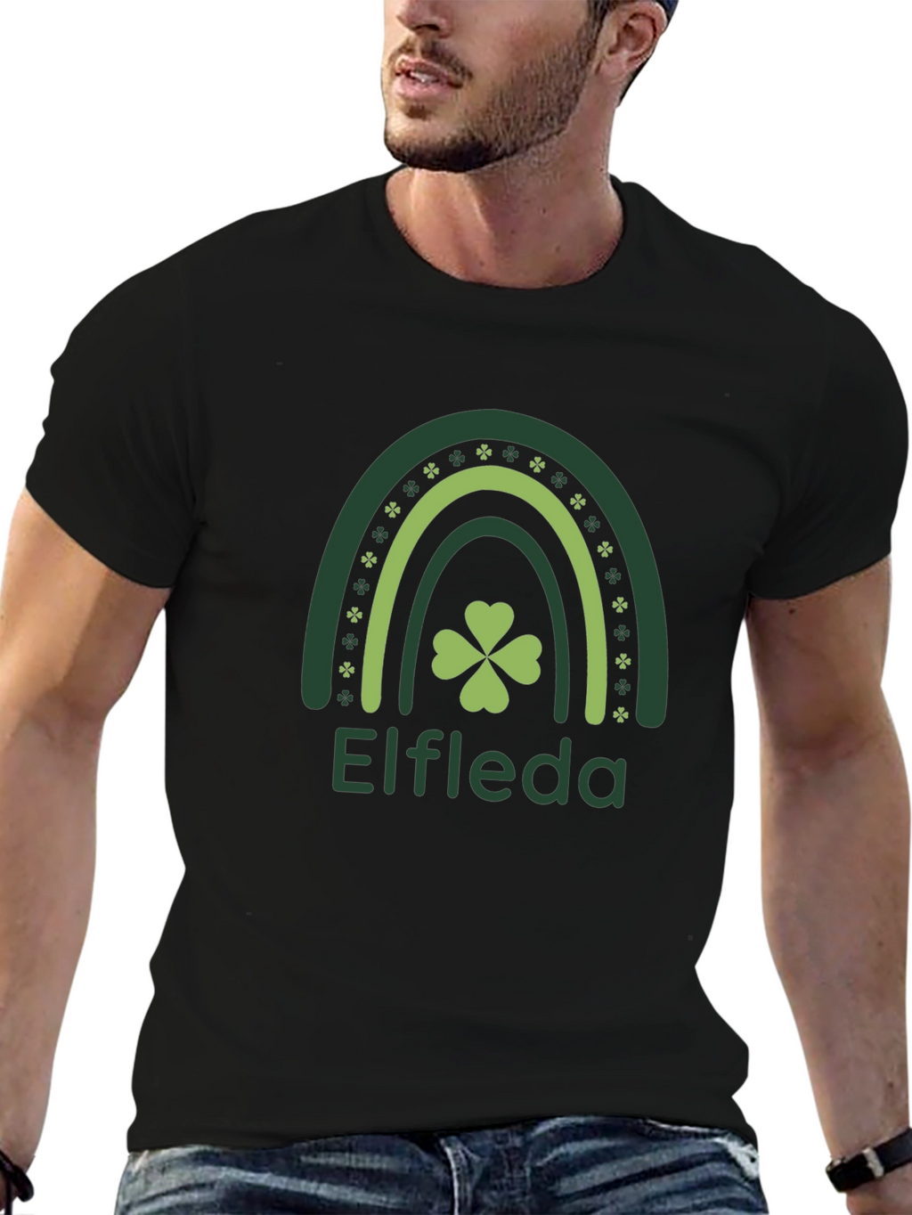 Elfreda St. Patricks Day Rainbow T-Shirt