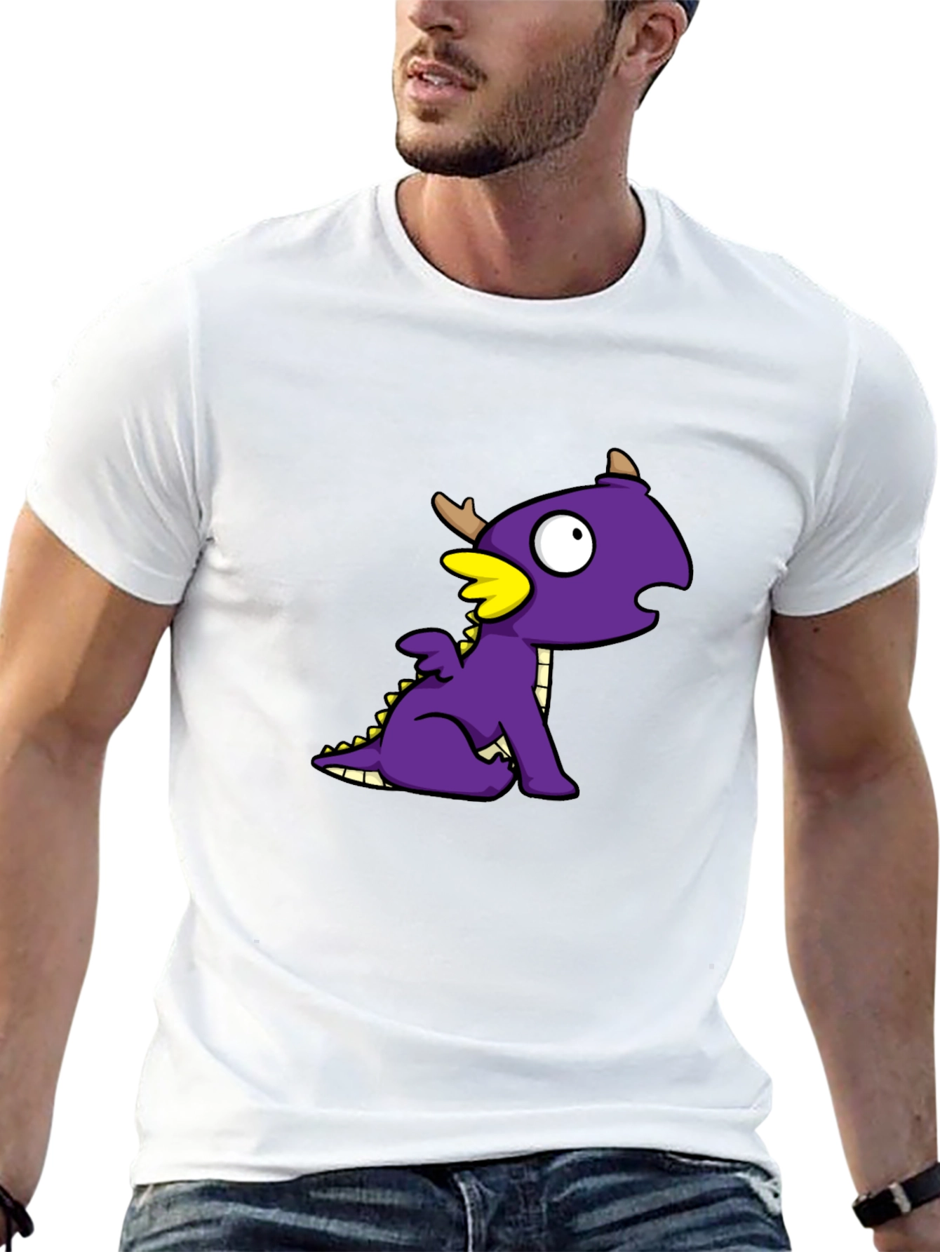 Dragon Cartoon Graphic T-Shirt