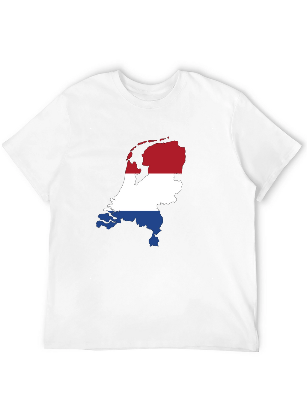 Netherlands Flag Map Graphic T-Shirt