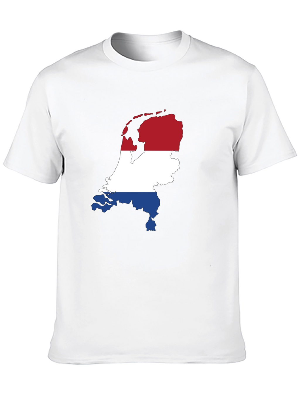 Netherlands Flag Map Graphic T-Shirt