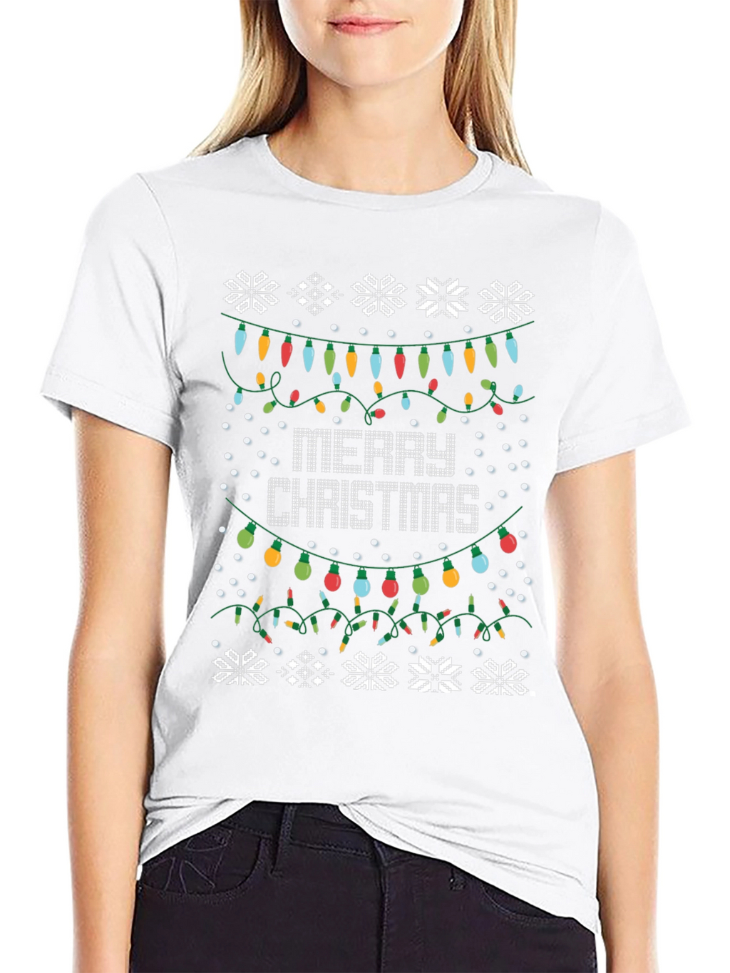 Merry Christmas Lights T-Shirt