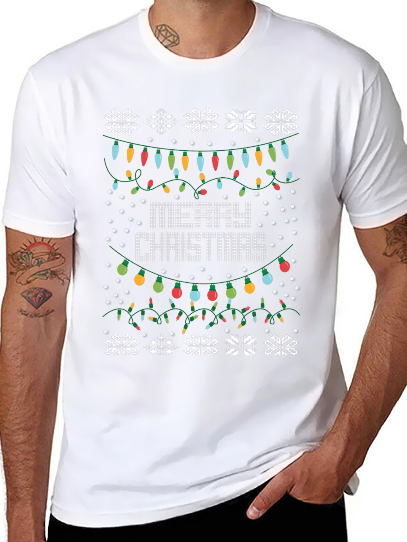 Merry Christmas Lights T-Shirt