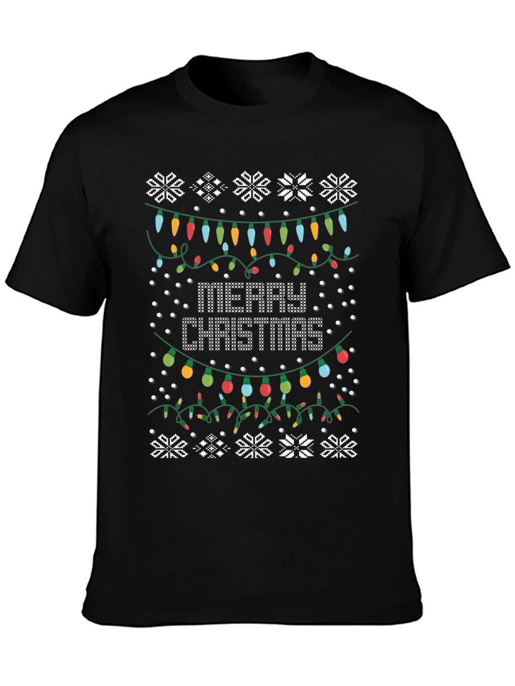 Merry Christmas Lights T-Shirt