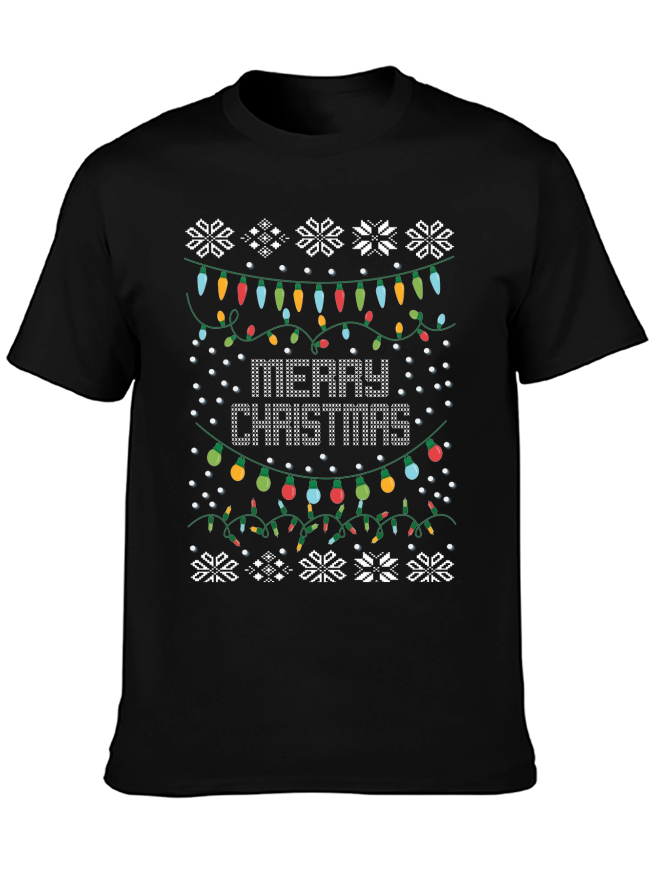 Merry Christmas Lights T-Shirt