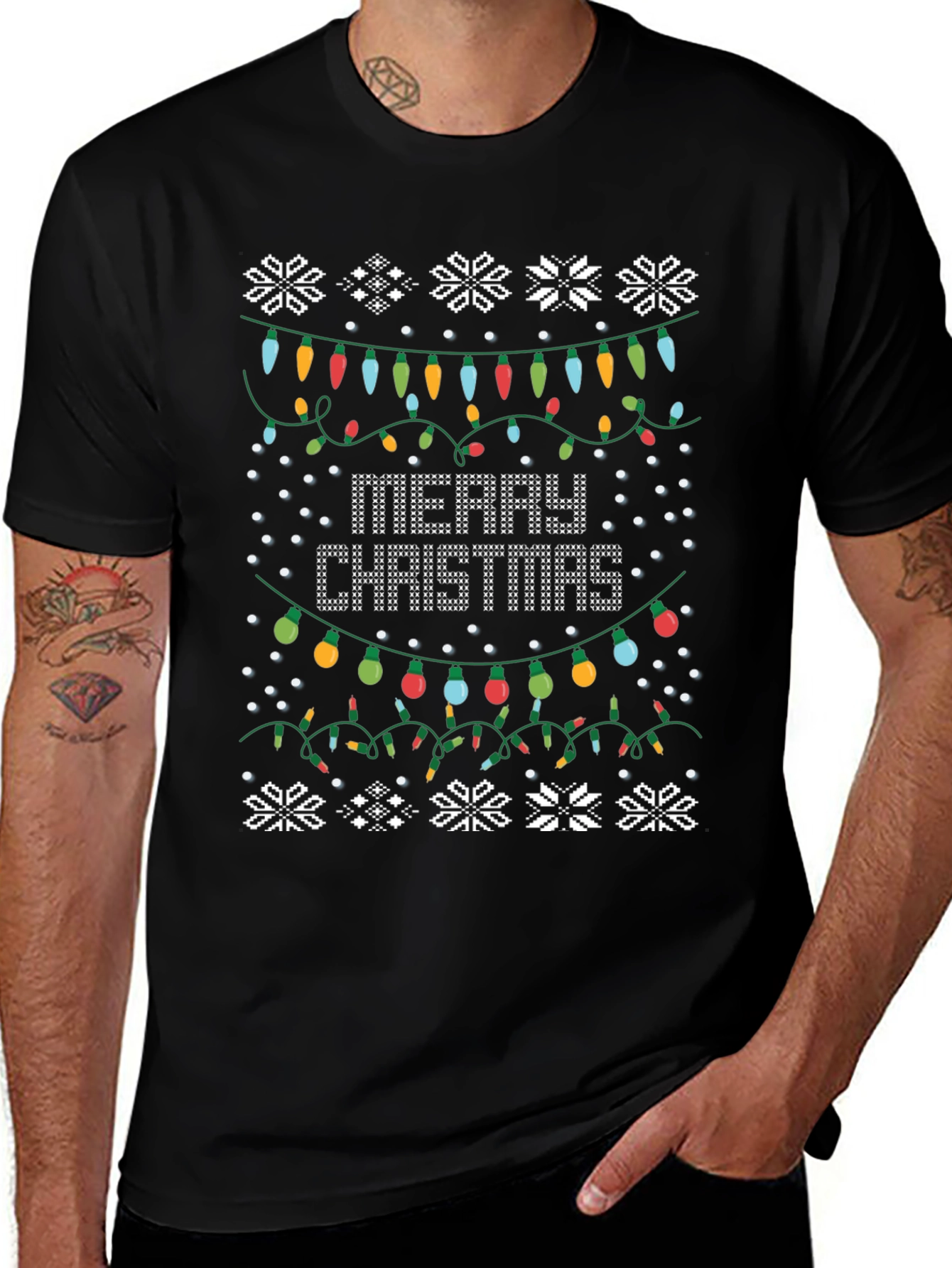 Merry Christmas Lights T-Shirt