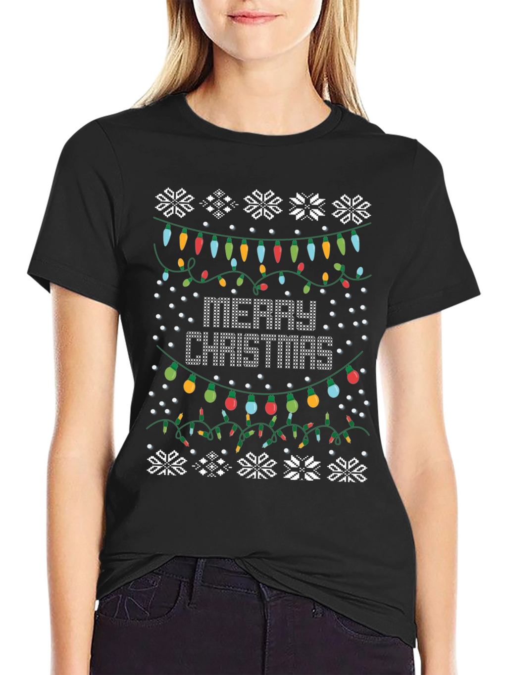 Merry Christmas Lights T-Shirt