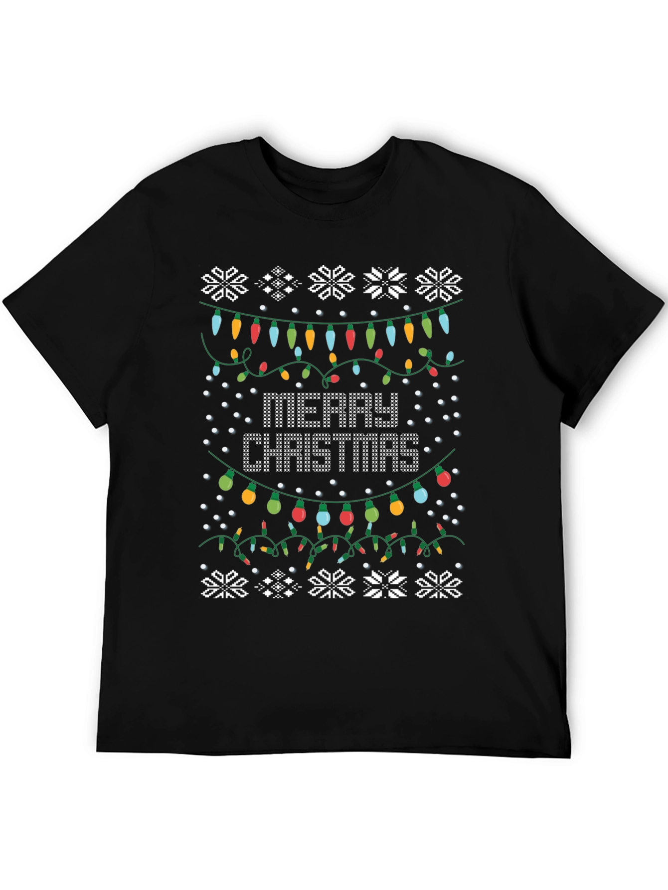 Merry Christmas Lights T-Shirt