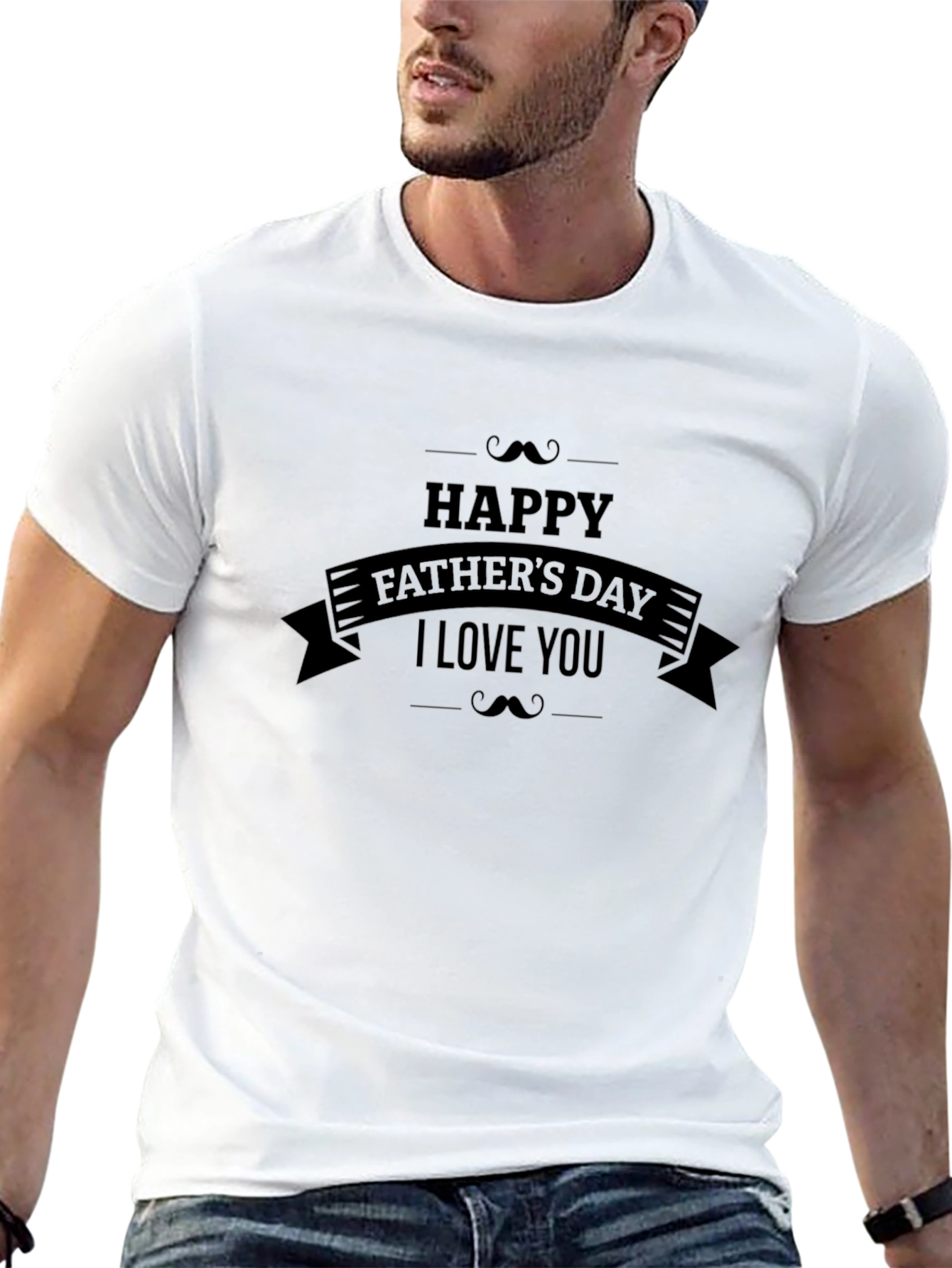Happy Fathers Day T-Shirt - I Love You Dad!