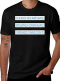 Airplane Wish T-Shirt - Aviation Dreamer Tee