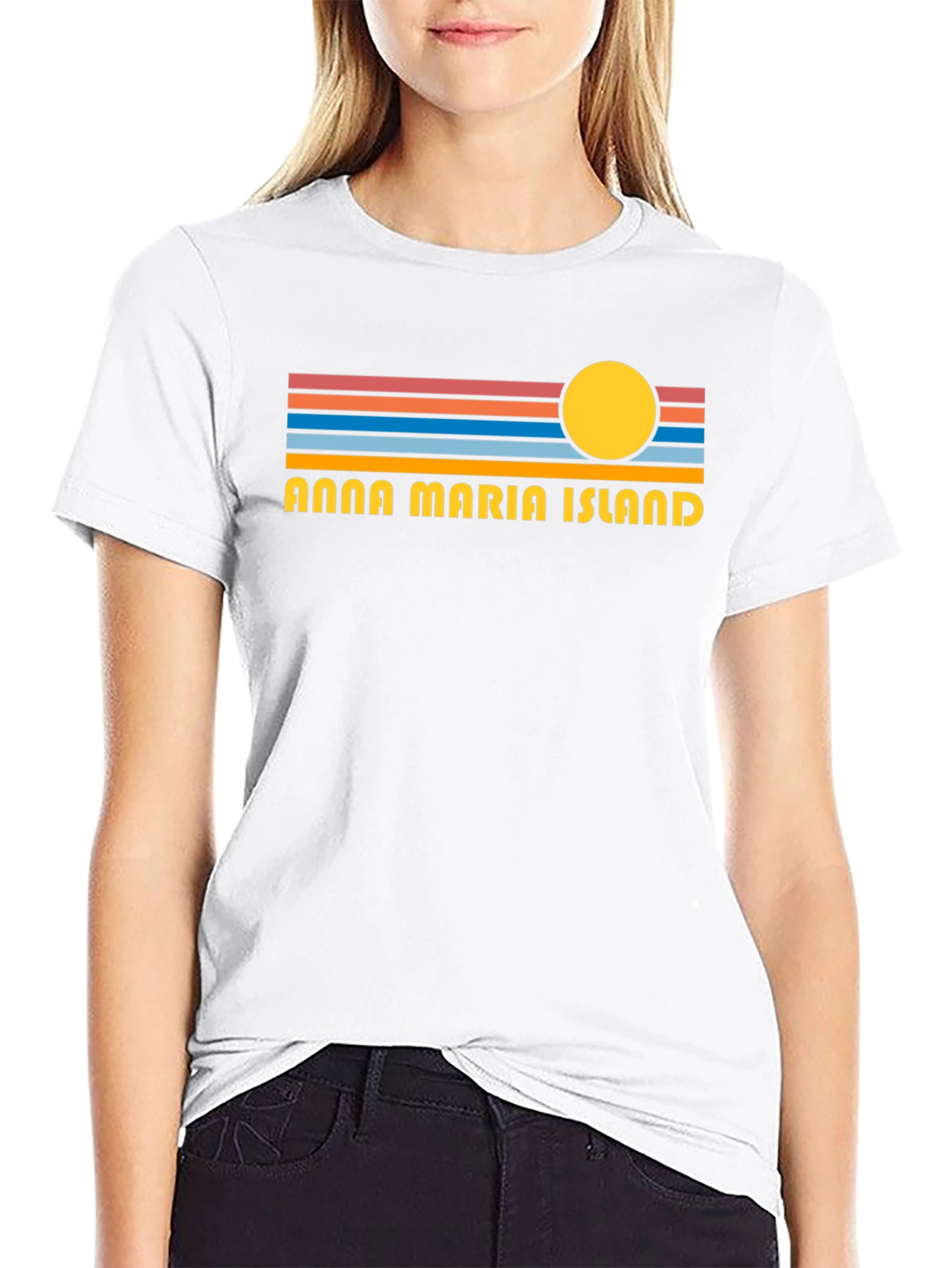 Anna Maria Island Graphic Tee - Retro Style