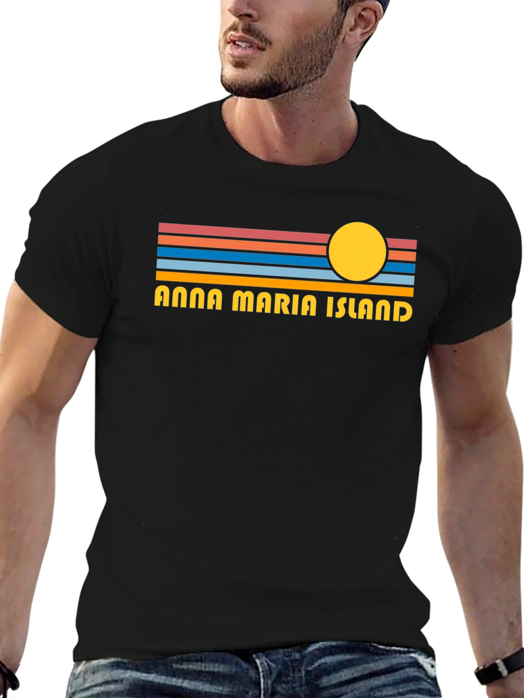 Anna Maria Island Graphic Tee - Retro Style