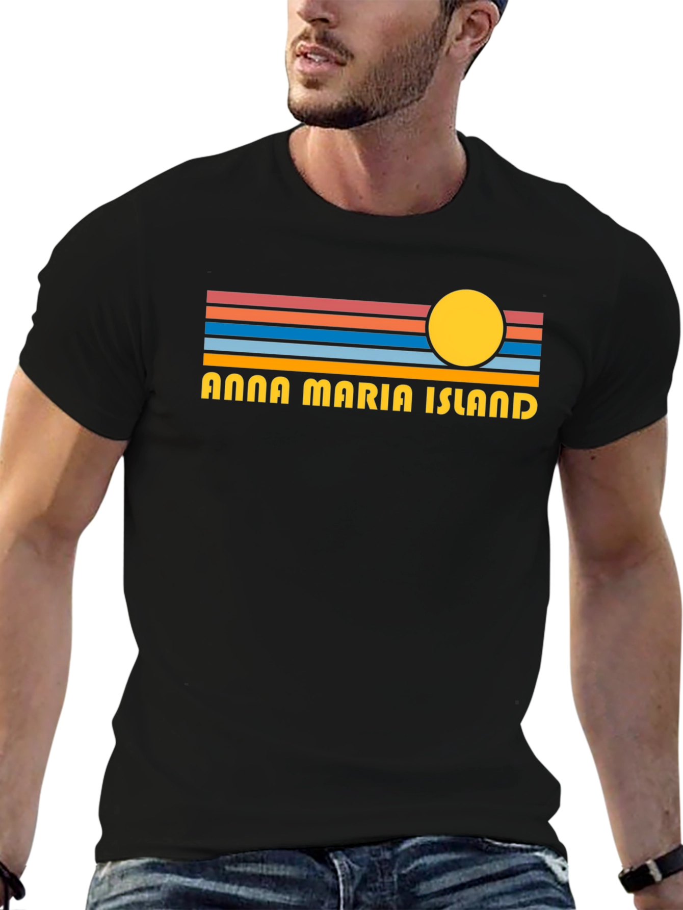 Anna Maria Island Graphic Tee - Retro Style