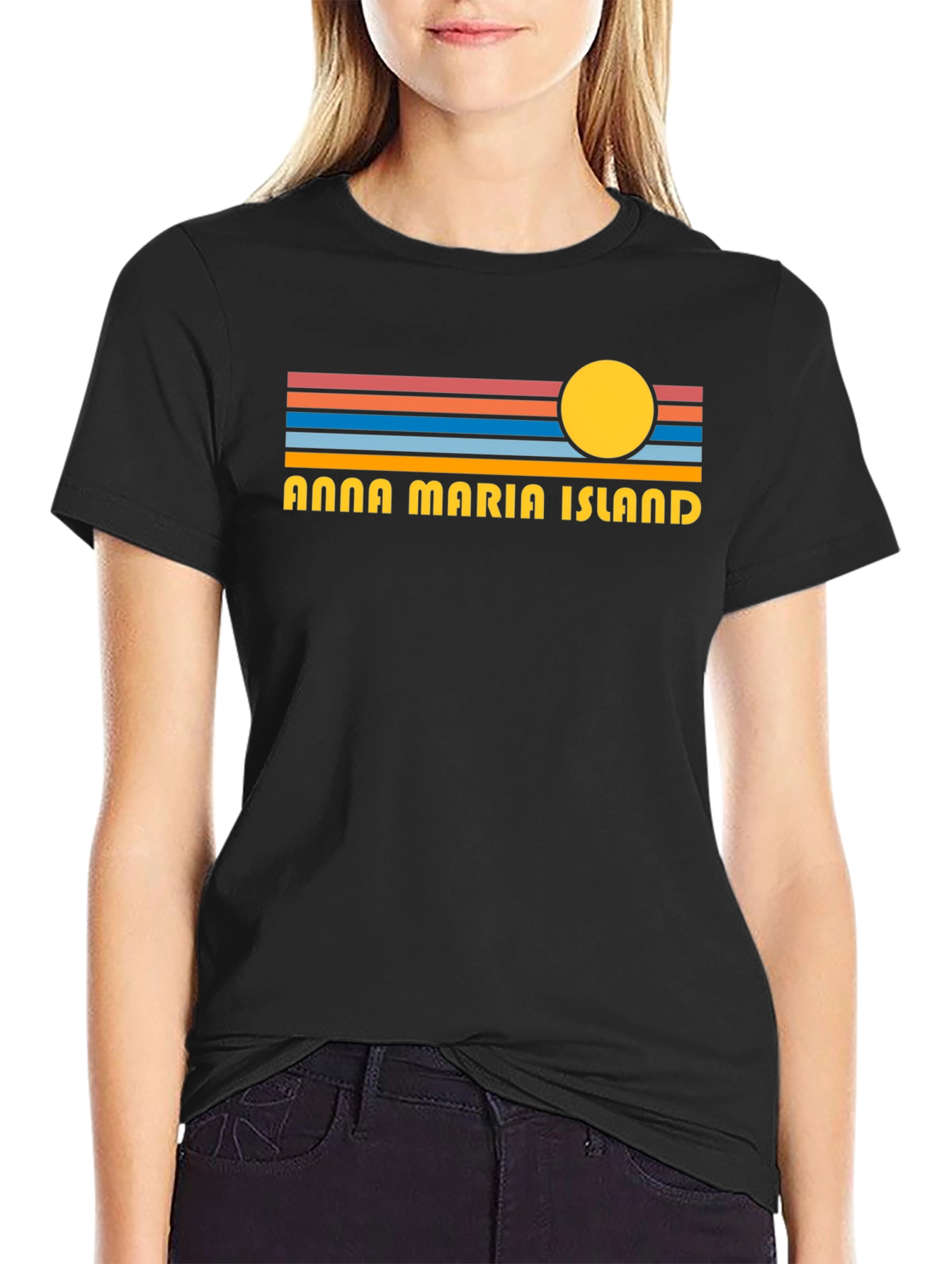 Anna Maria Island Graphic Tee - Retro Style