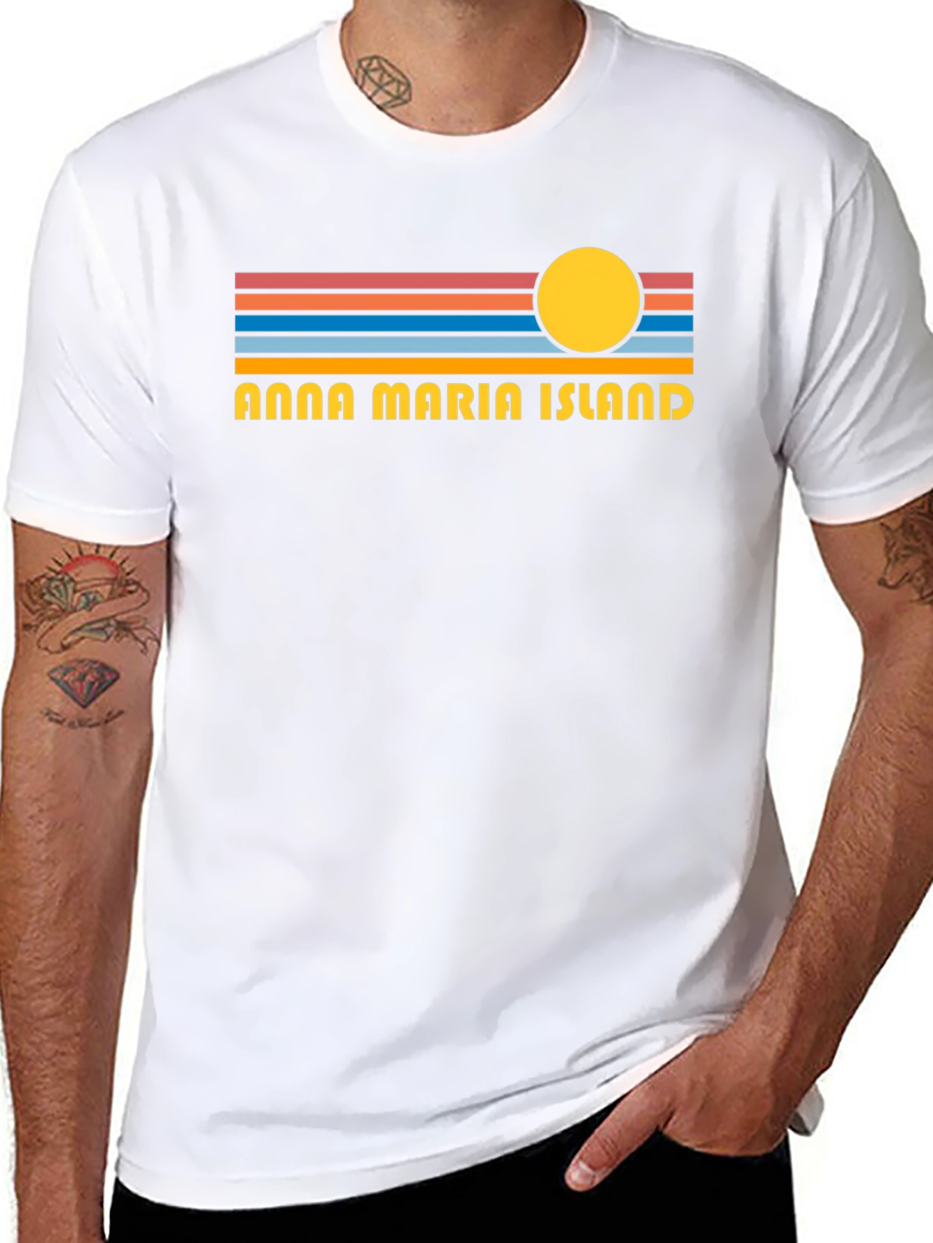 Anna Maria Island Graphic Tee - Retro Style