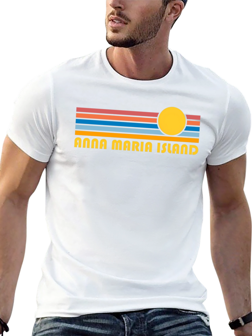 Anna Maria Island Graphic Tee - Retro Style