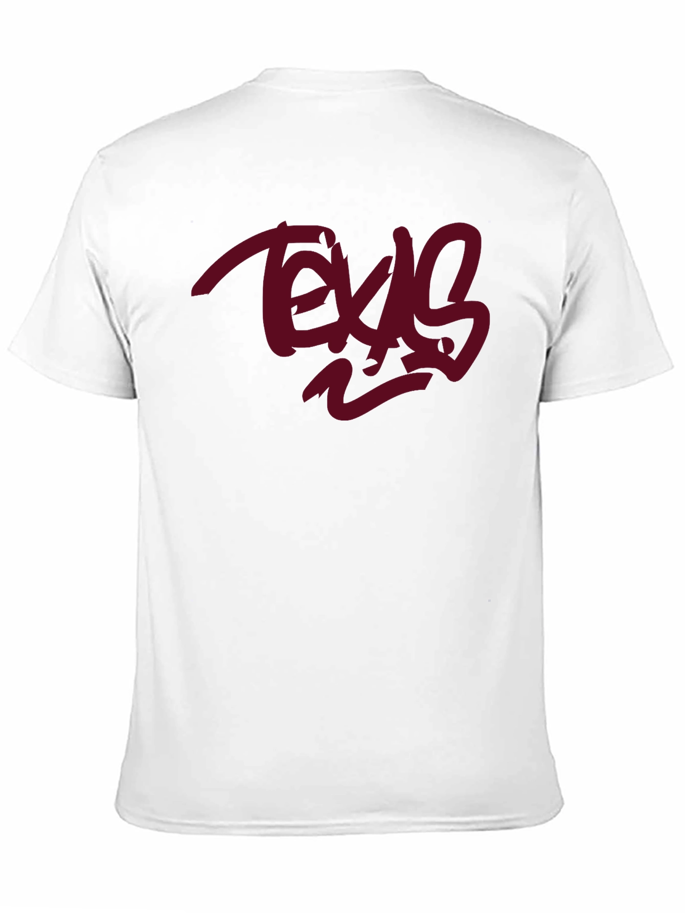 Texas Graphic Tee - Black Cotton Casual Wear