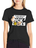 Pick Locks Graphic Tee - Locksmith Humor T-Shirt