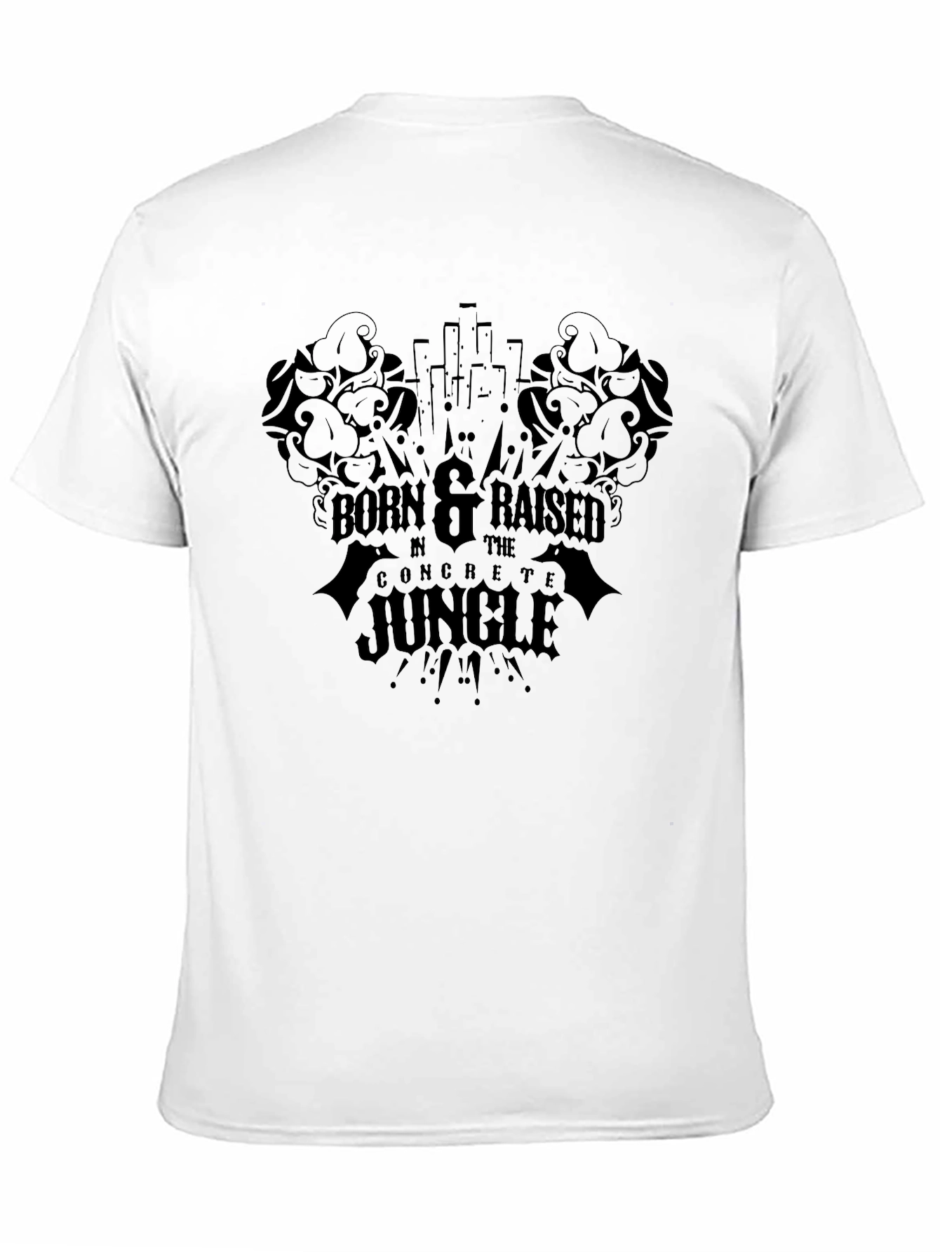 Born & Raised Concrete Jungle Black T-Shirt