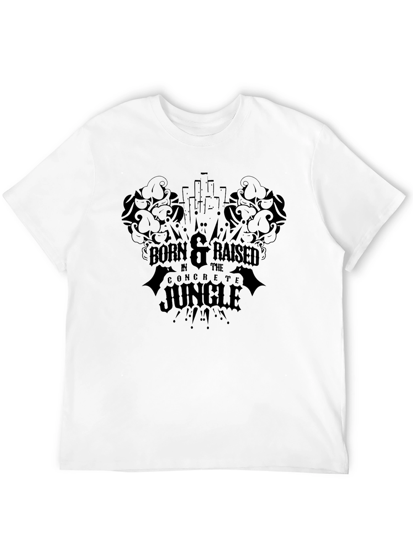 Born & Raised Concrete Jungle Black T-Shirt