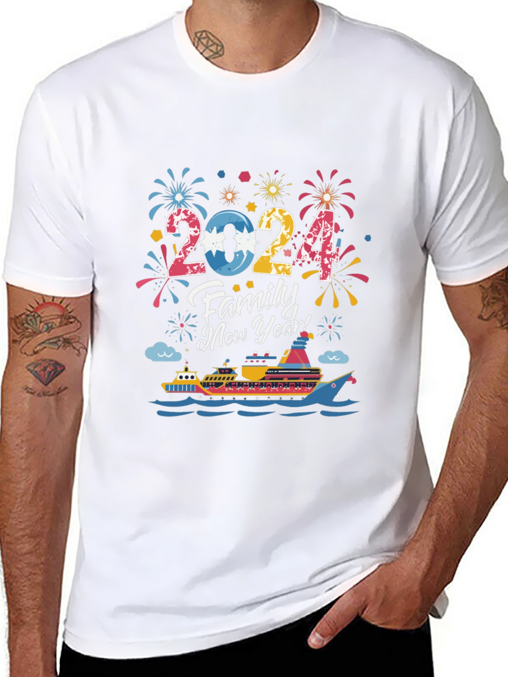 Festive 2024 Family Cruise T-Shirt