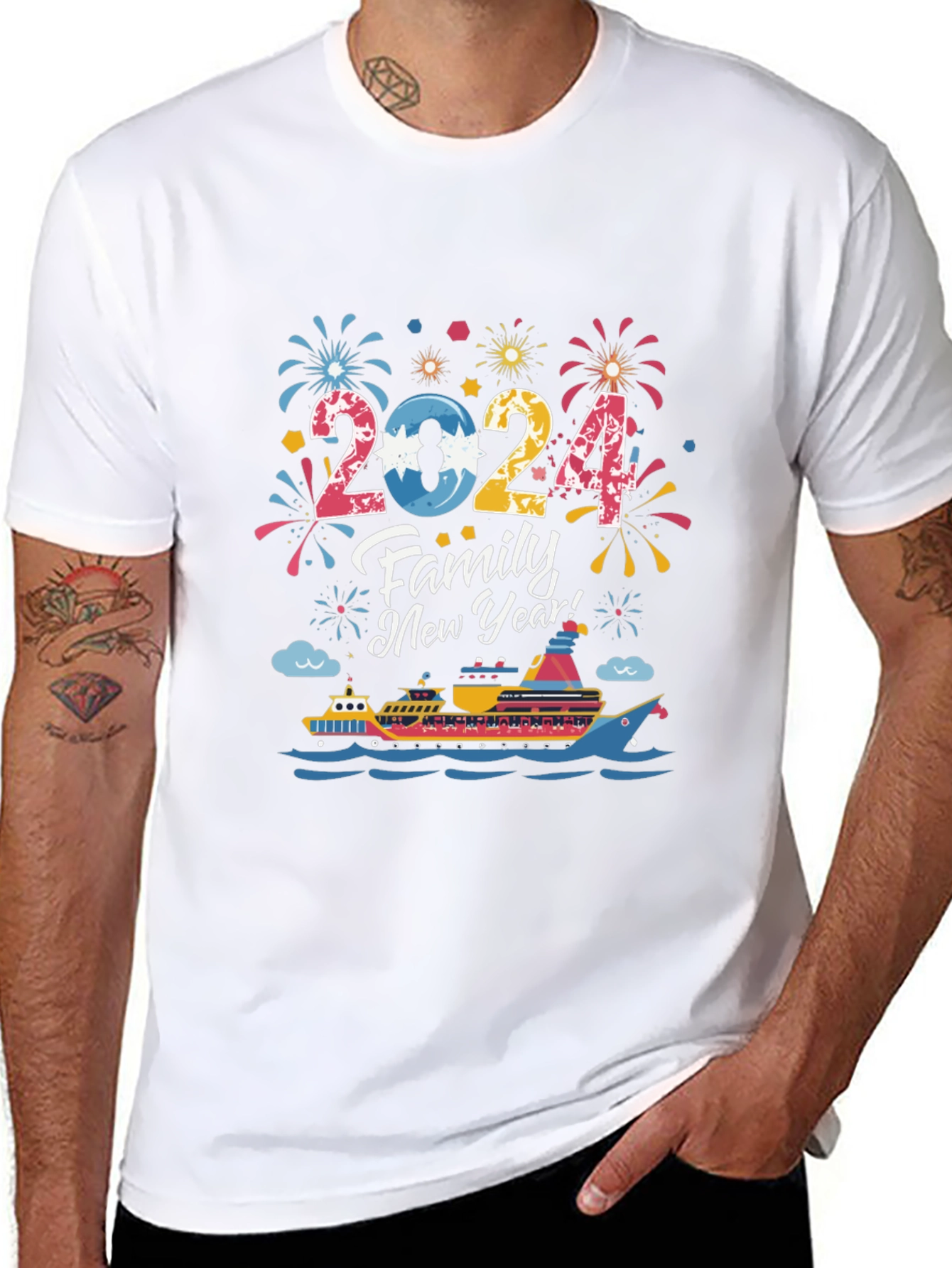 Festive 2024 Family Cruise T-Shirt