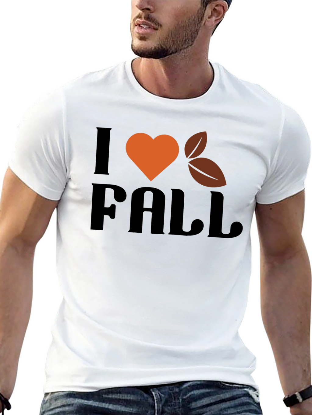 I Heart Fall Graphic Tee - Autumn T-Shirt