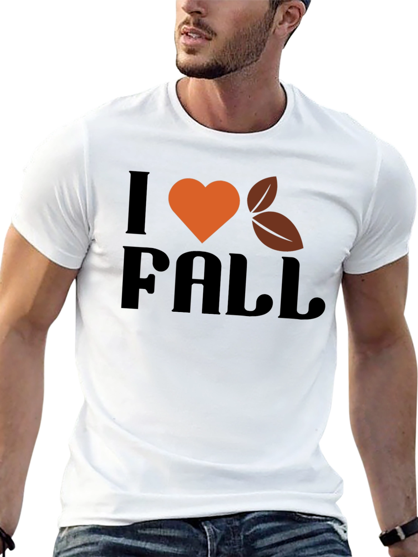 I Heart Fall Graphic Tee - Autumn T-Shirt
