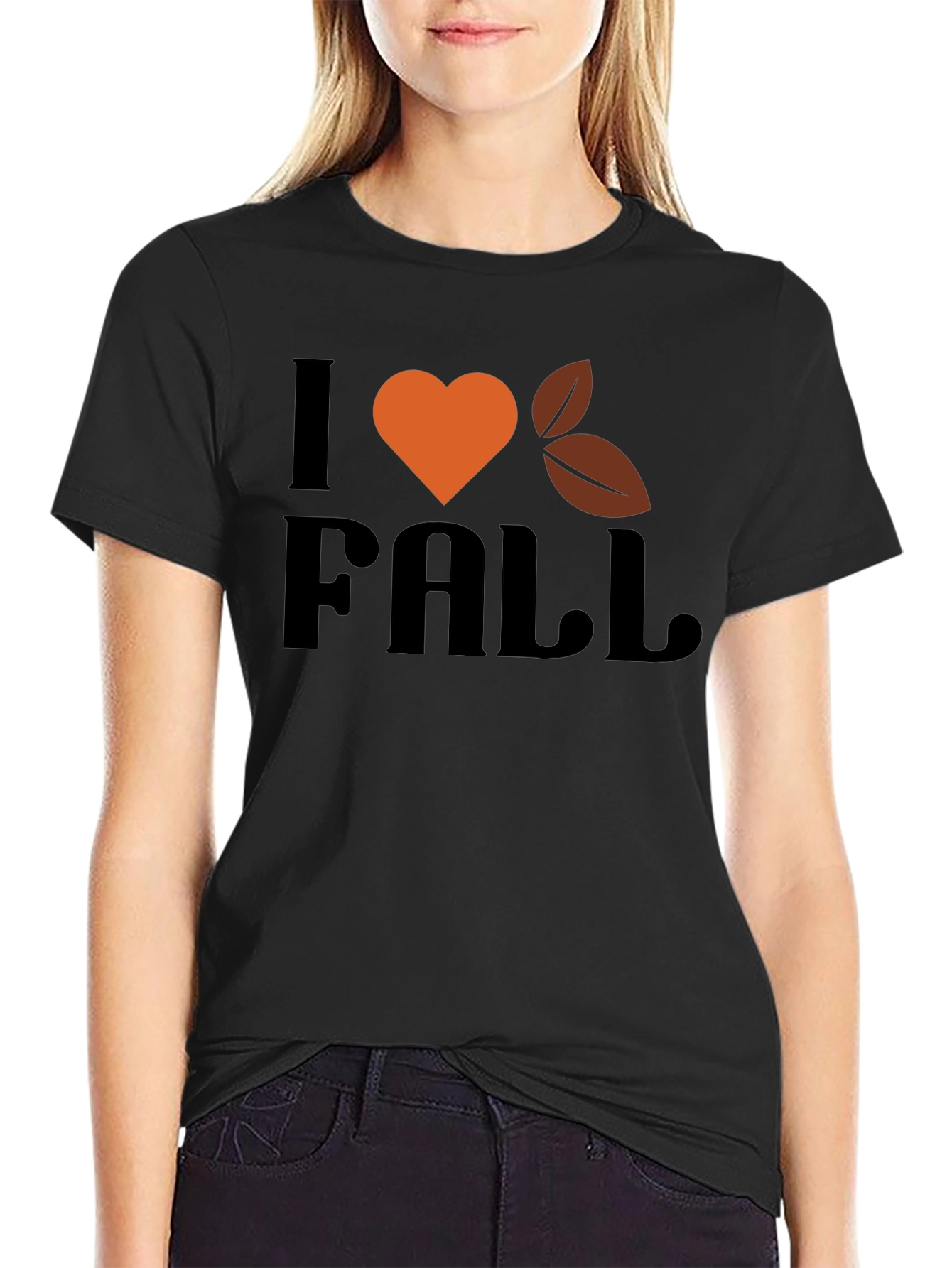 I Heart Fall Graphic Tee - Autumn T-Shirt