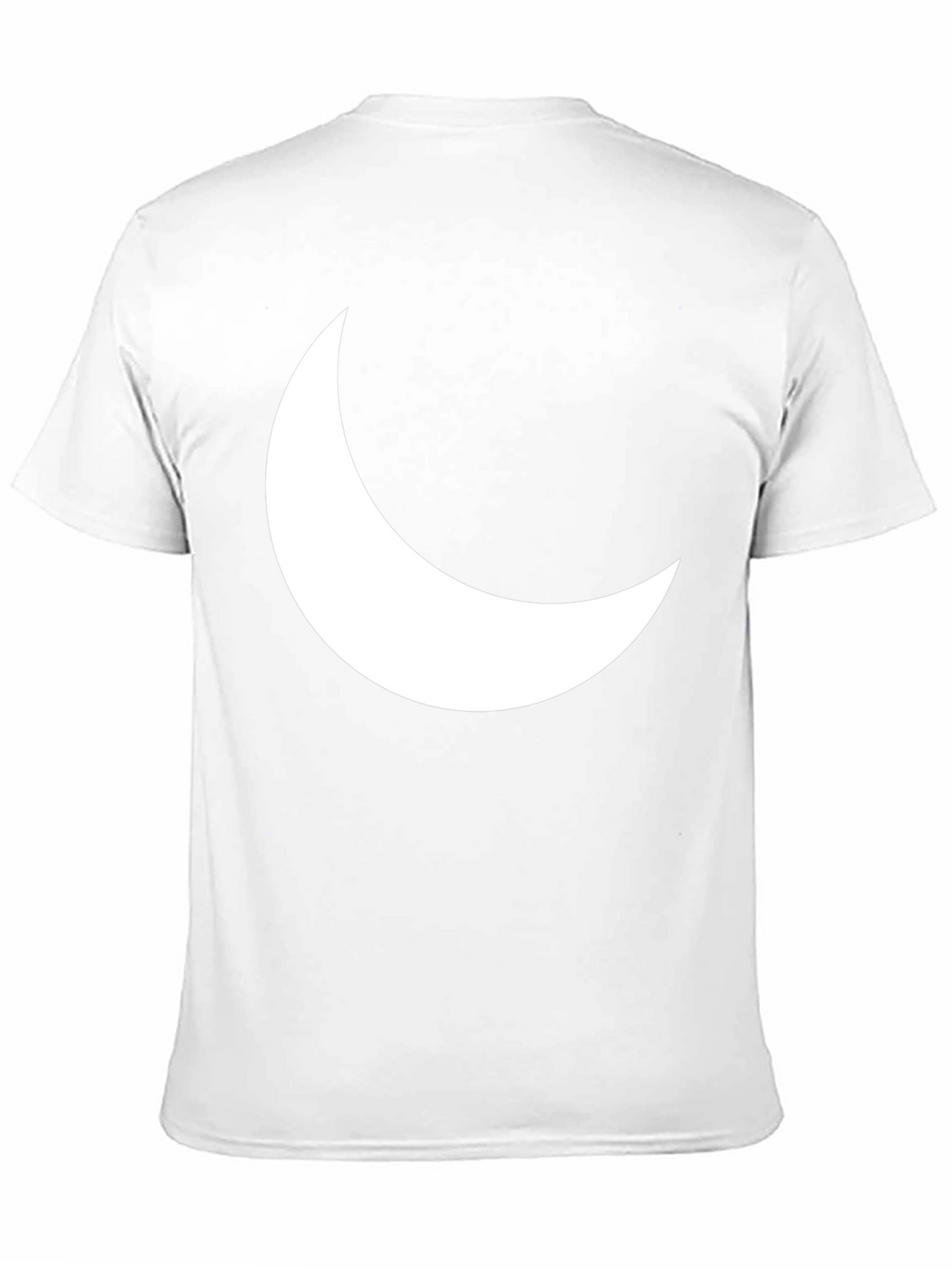 Crescent Moon Graphic T-Shirt - Stylish Black Tee
