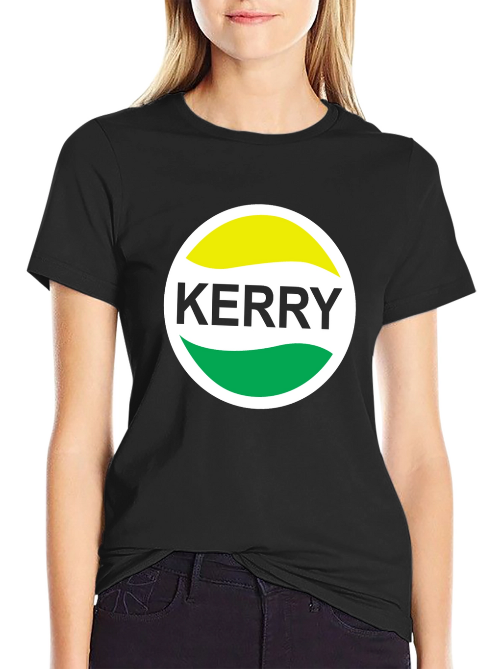 Kerry Logo T-Shirt - Black Cotton Tee