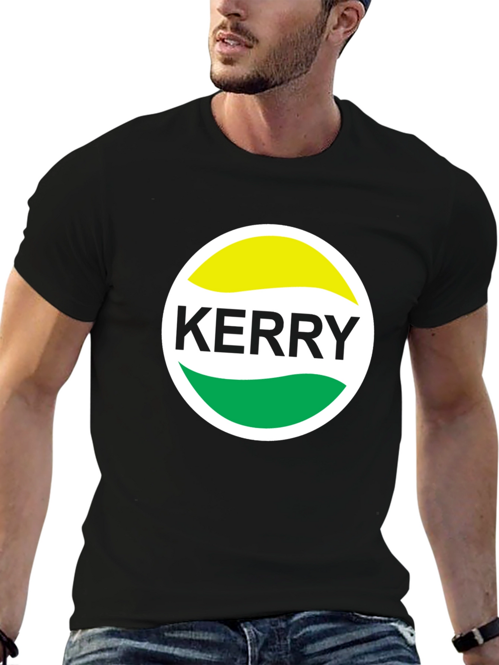 Kerry Logo T-Shirt - Black Cotton Tee