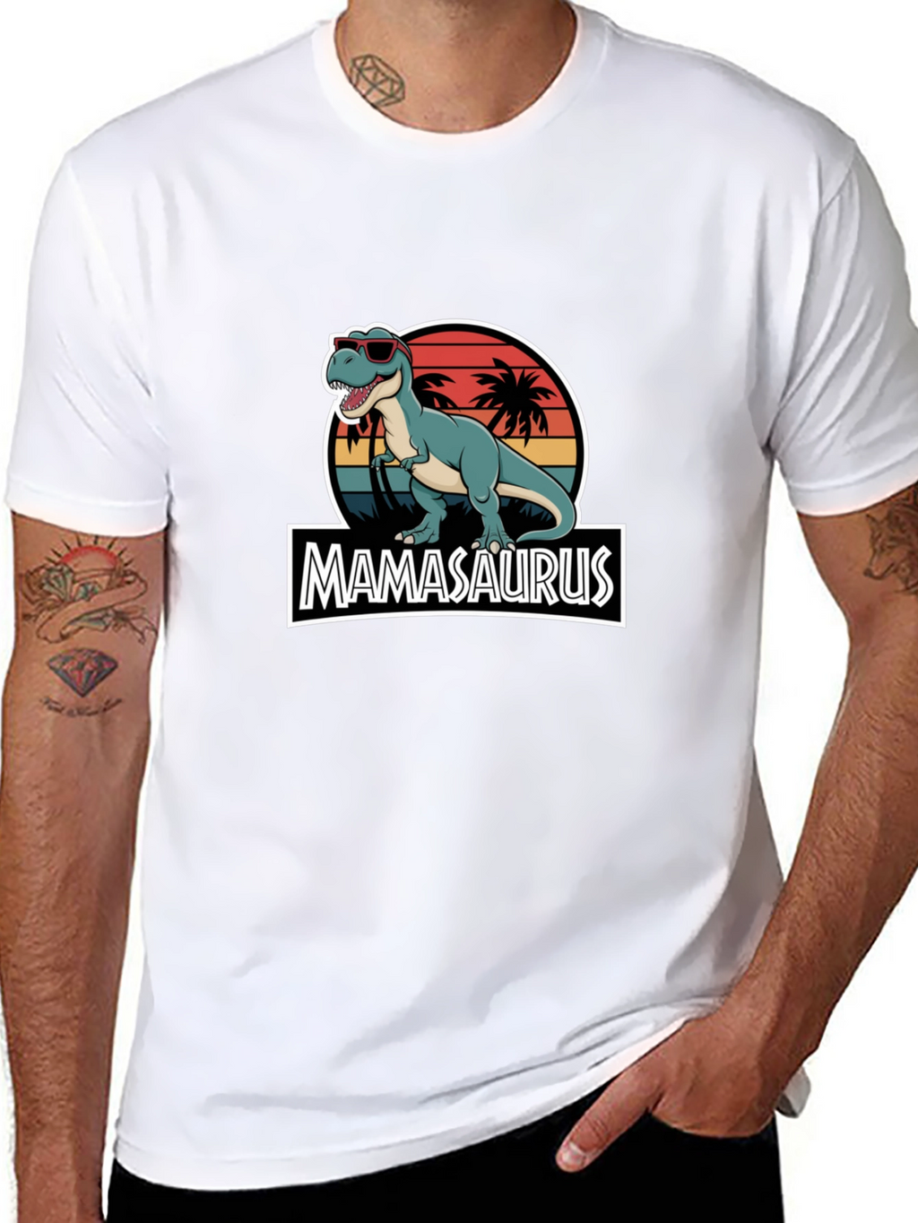 MamaSaurus T-Shirt - Dinosaur Mom Tee