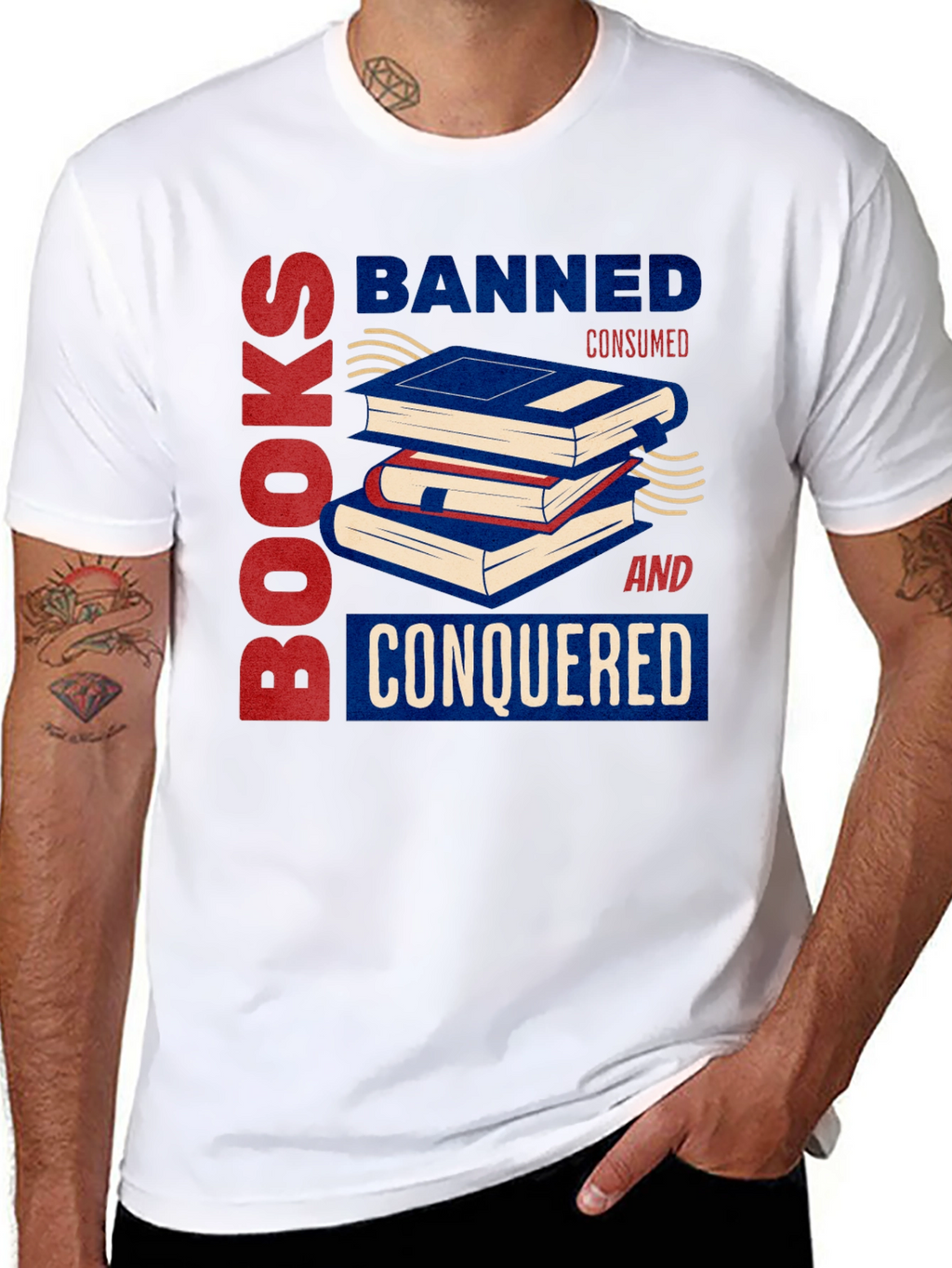 Banned Books Consumed And Conquered T-Shirt