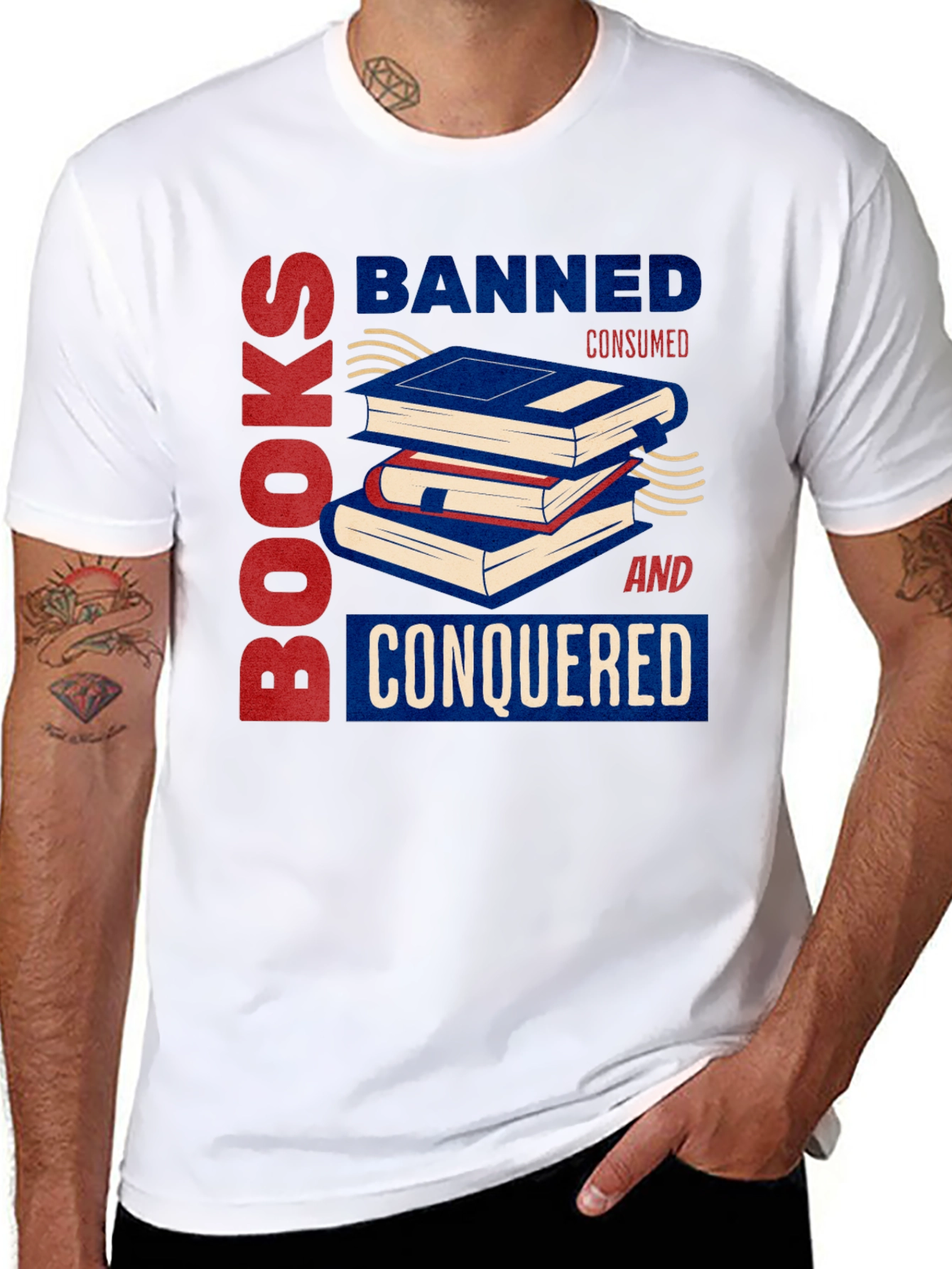 Banned Books Consumed And Conquered T-Shirt