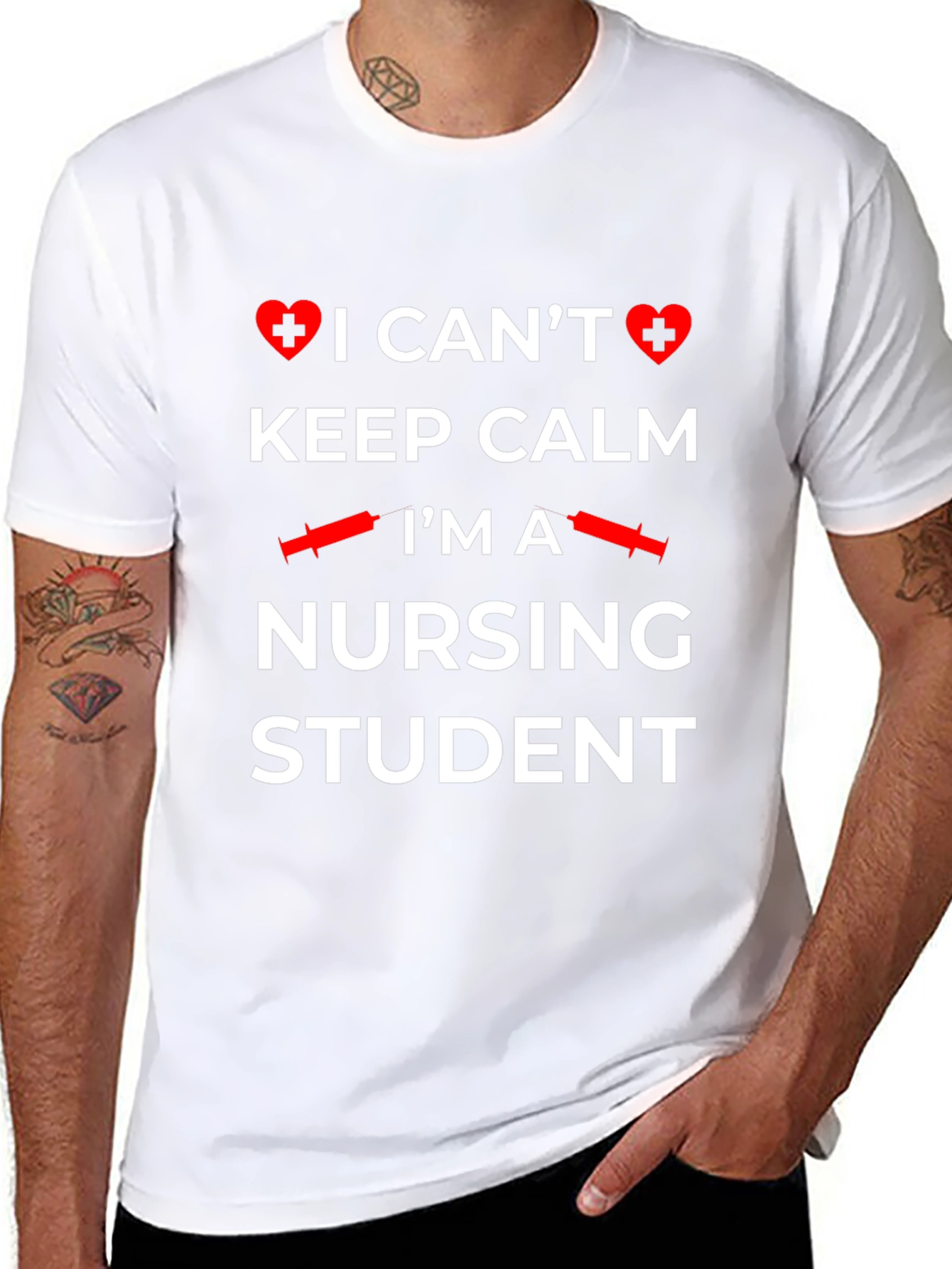 Funny Nursing Student T-Shirt - Keep Calm Tee