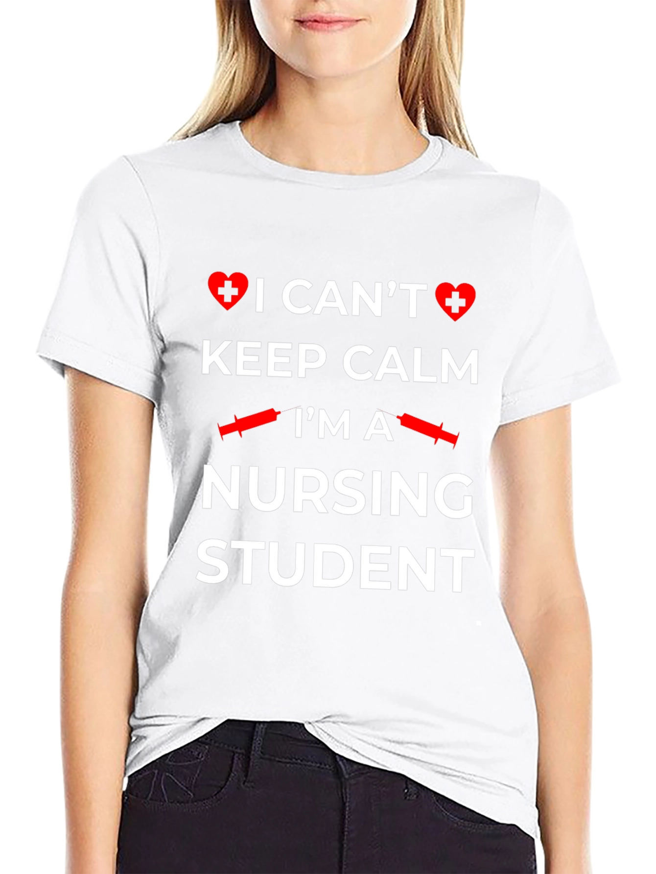 Funny Nursing Student T-Shirt - Keep Calm Tee