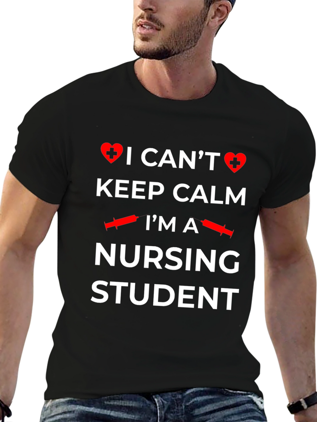 Funny Nursing Student T-Shirt - Keep Calm Tee
