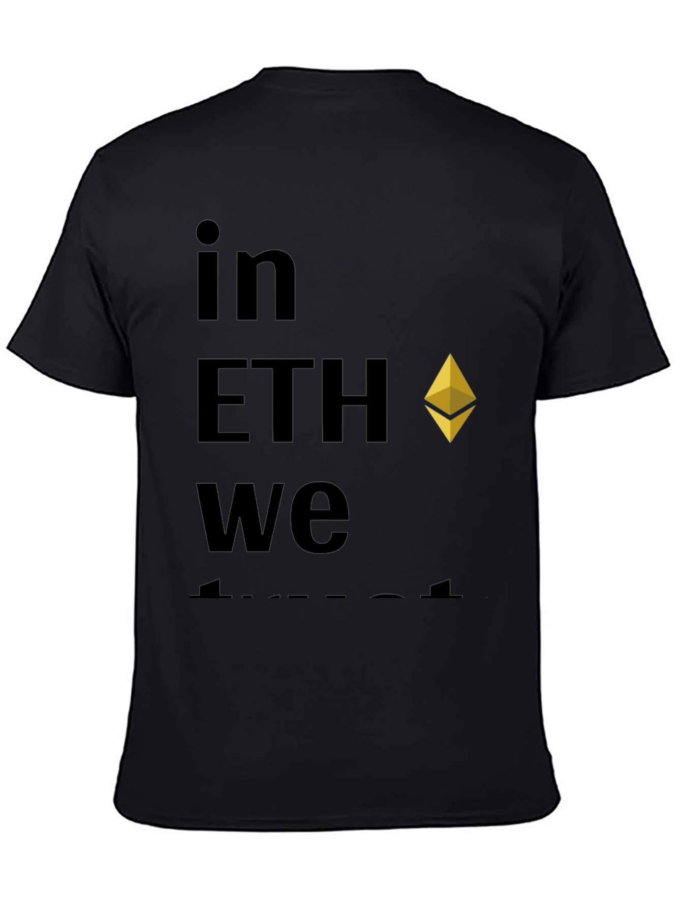 In ETH We Trust Crypto T-Shirt - Black